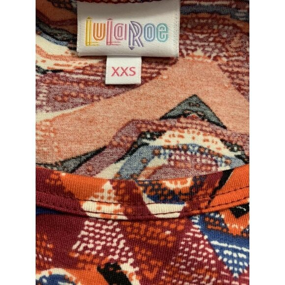 Lularoe XXS Carly Dress Hi Lo Stretchy Knit - Picture 8 of 9